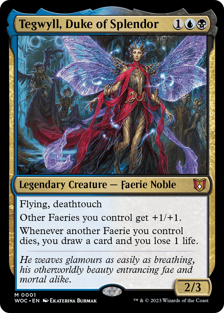 Tegwyll, Duke of Splendor [Wilds of Eldraine Commander] | Jomio and Rueliete's Cards and Comics