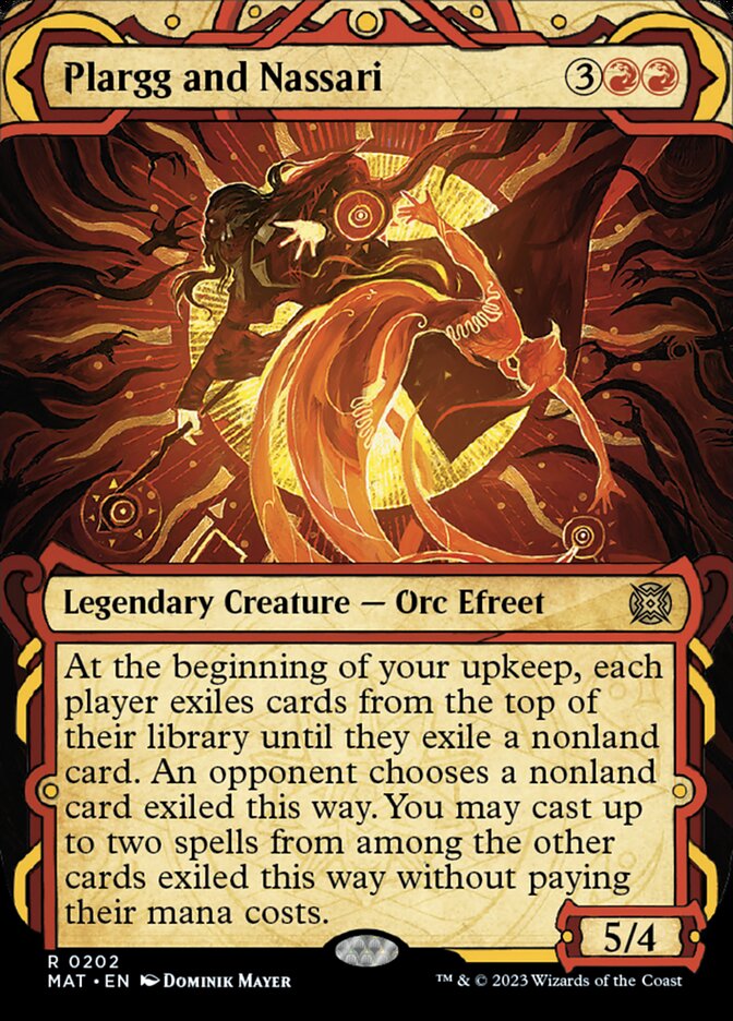 Plargg and Nassari (Showcase Halo Foil) [March of the Machine: The Aftermath] | Jomio and Rueliete's Cards and Comics