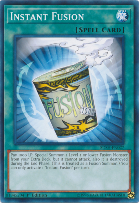 Instant Fusion [SDSH-EN027] Common | Jomio and Rueliete's Cards and Comics