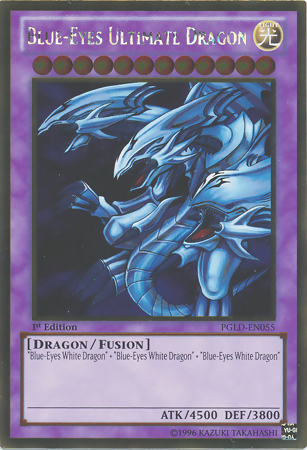Blue-Eyes Ultimate Dragon [PGLD-EN055] Gold Rare | Jomio and Rueliete's Cards and Comics