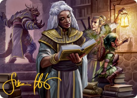 You Find the Villains' Lair Art Card (Gold-Stamped Signature) [Dungeons & Dragons: Adventures in the Forgotten Realms Art Series] | Jomio and Rueliete's Cards and Comics