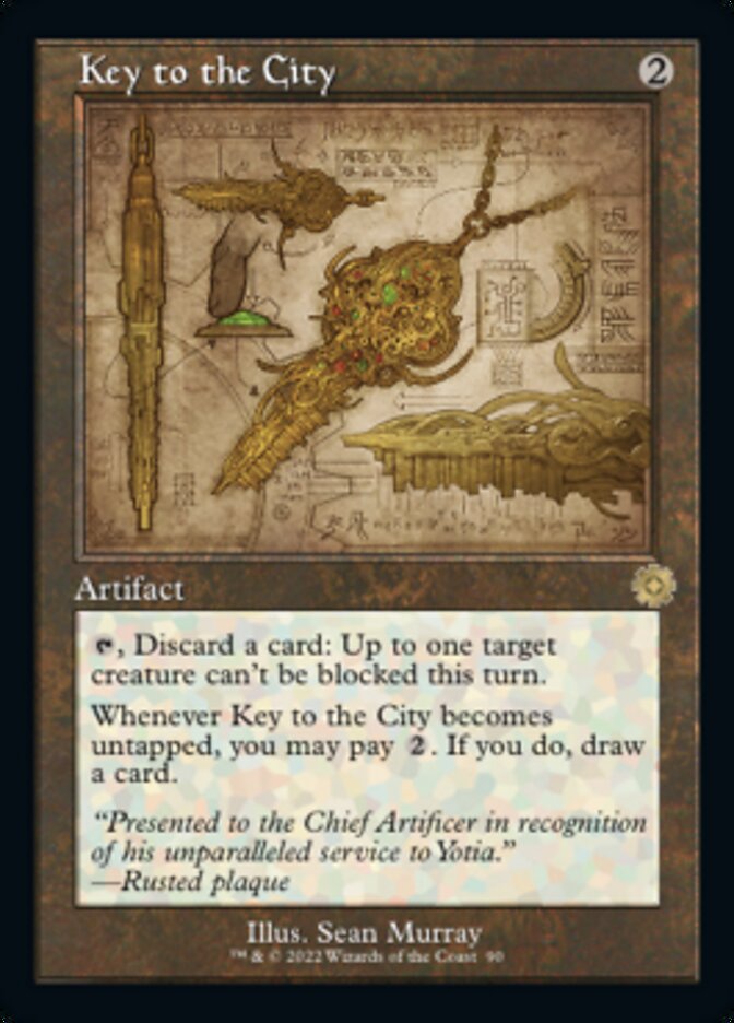 Key to the City (Retro Schematic) [The Brothers' War Retro Artifacts] | Jomio and Rueliete's Cards and Comics
