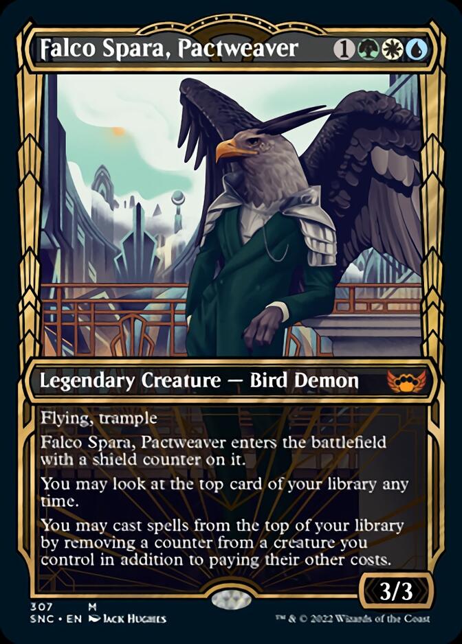 Falco Spara, Pactweaver (Showcase Golden Age) [Streets of New Capenna] | Jomio and Rueliete's Cards and Comics
