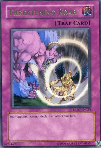 Threatening Roar (Green) [DL09-EN020] Rare | Jomio and Rueliete's Cards and Comics