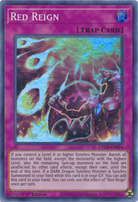 Red Reign [ETCO-EN074] Super Rare | Jomio and Rueliete's Cards and Comics