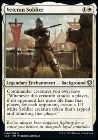 Veteran Soldier [Commander Legends: Battle for Baldur's Gate] | Jomio and Rueliete's Cards and Comics