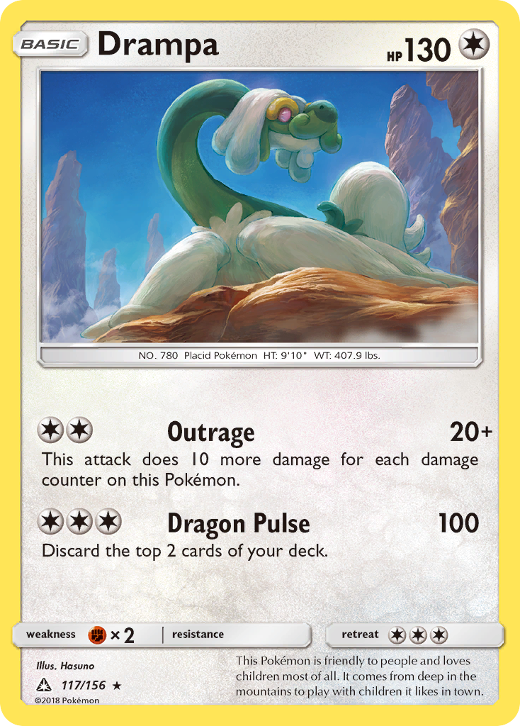 Drampa (117/156) [Sun & Moon: Ultra Prism] | Jomio and Rueliete's Cards and Comics