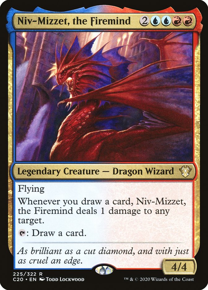 Niv-Mizzet, the Firemind [Commander 2020] | Jomio and Rueliete's Cards and Comics