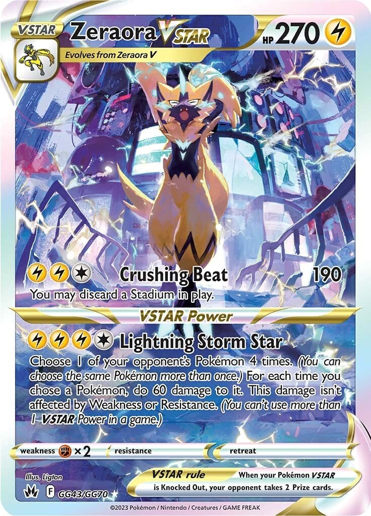 Zeraora VSTAR (GG43/GG70) [Sword & Shield: Crown Zenith] | Jomio and Rueliete's Cards and Comics