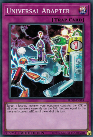 Universal Adapter [FLOD-ENSE4] Super Rare | Jomio and Rueliete's Cards and Comics