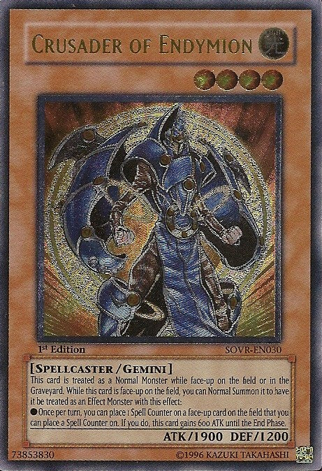Crusader of Endymion [SOVR-EN030] Ultimate Rare | Jomio and Rueliete's Cards and Comics