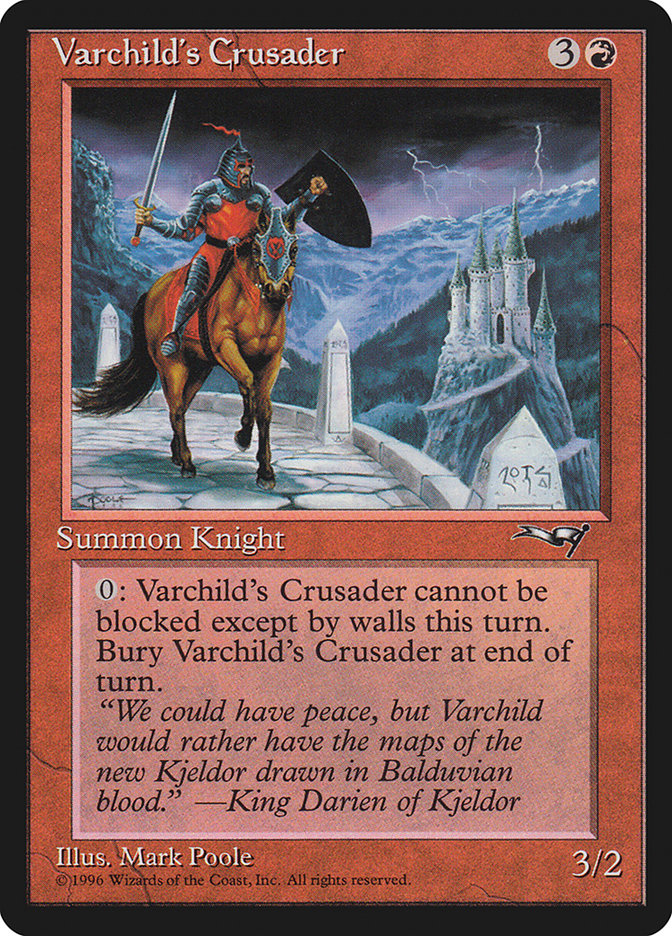 Varchild's Crusader (Brown Horse) [Alliances] | Jomio and Rueliete's Cards and Comics