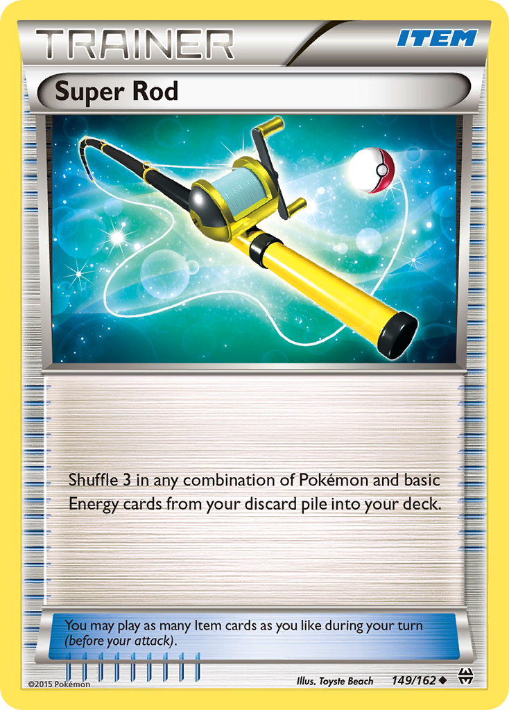 Super Rod (149/162) [XY: BREAKthrough] | Jomio and Rueliete's Cards and Comics