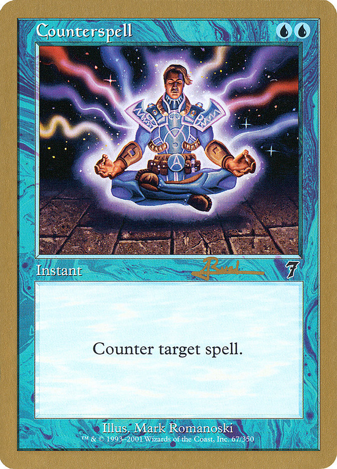 Counterspell (Antoine Ruel) (7ED) [World Championship Decks 2001] | Jomio and Rueliete's Cards and Comics