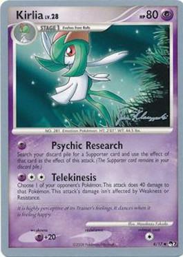 Kirlia LV.28 (8/17) (Psychic Lock - Jason Klaczynski) [World Championships 2008] | Jomio and Rueliete's Cards and Comics