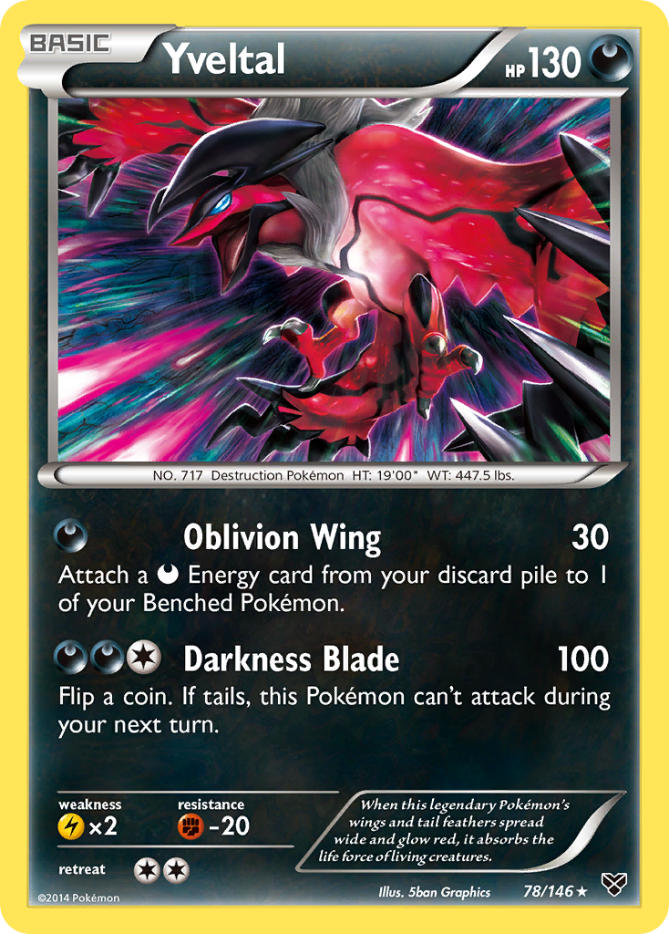 Yveltal (78/146) [XY: Base Set] | Jomio and Rueliete's Cards and Comics