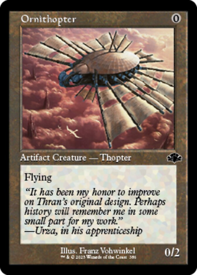 Ornithopter (Retro) [Dominaria Remastered] | Jomio and Rueliete's Cards and Comics