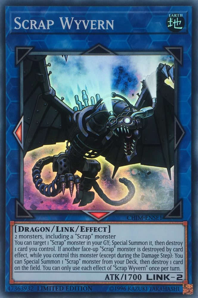 Scrap Wyvern [CHIM-ENSE1] Super Rare | Jomio and Rueliete's Cards and Comics