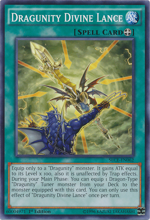Dragunity Divine Lance [SECE-EN062] Common | Jomio and Rueliete's Cards and Comics