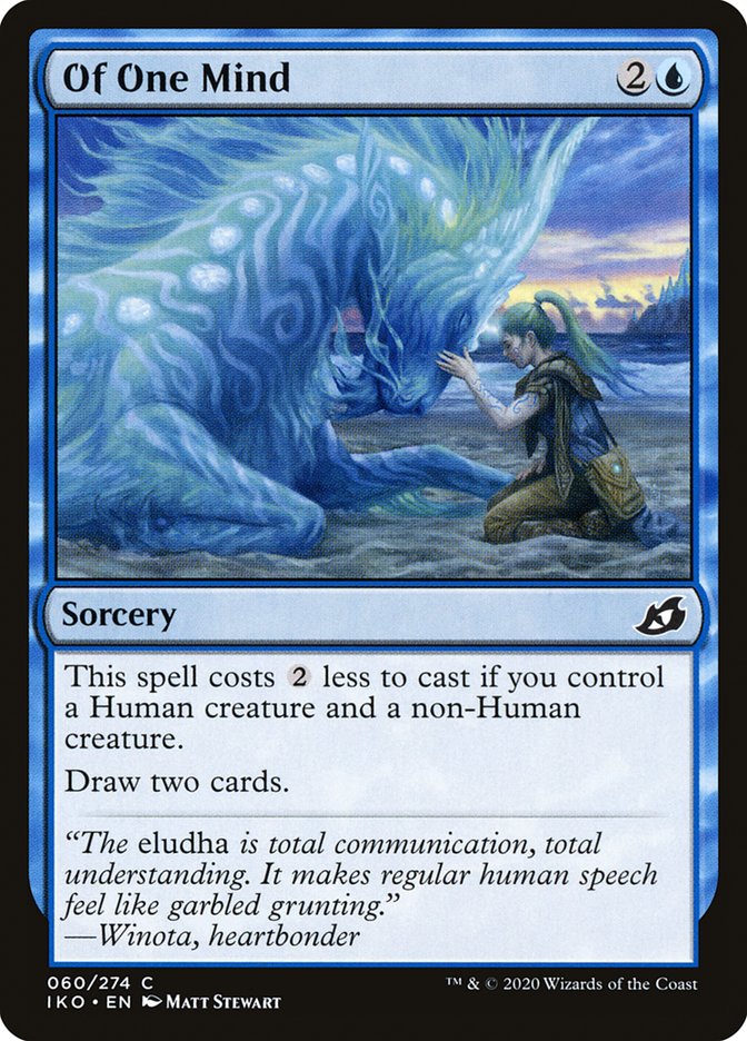 Of One Mind [Ikoria: Lair of Behemoths] | Jomio and Rueliete's Cards and Comics