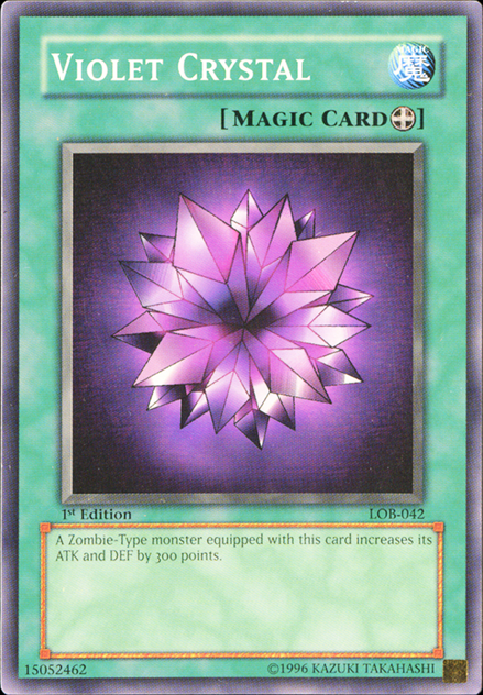 Violet Crystal [LOB-042] Common | Jomio and Rueliete's Cards and Comics