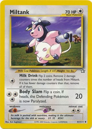 Miltank (41/111) [Neo Genesis Unlimited] | Jomio and Rueliete's Cards and Comics