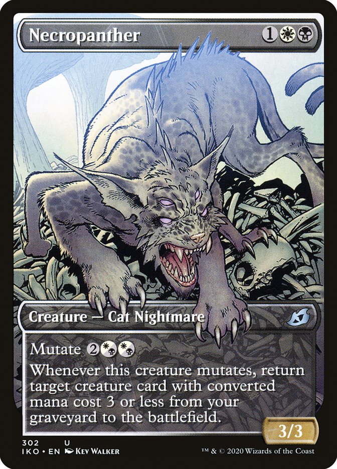 Necropanther (Showcase) [Ikoria: Lair of Behemoths] | Jomio and Rueliete's Cards and Comics