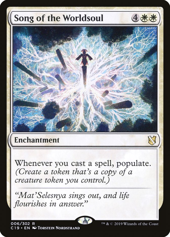 Song of the Worldsoul [Commander 2019] | Jomio and Rueliete's Cards and Comics