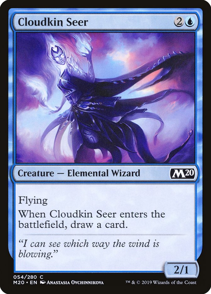 Cloudkin Seer [Core Set 2020] | Jomio and Rueliete's Cards and Comics