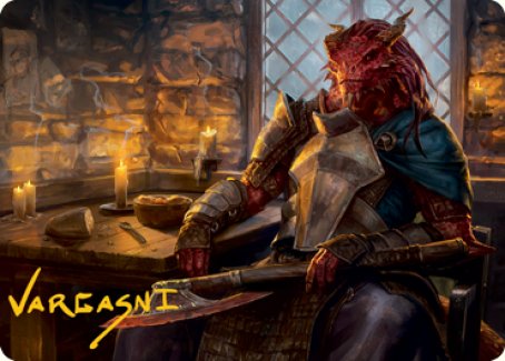 Jaded Sell-Sword Art Card (Gold-Stamped Signature) [Dungeons & Dragons: Adventures in the Forgotten Realms Art Series] | Jomio and Rueliete's Cards and Comics