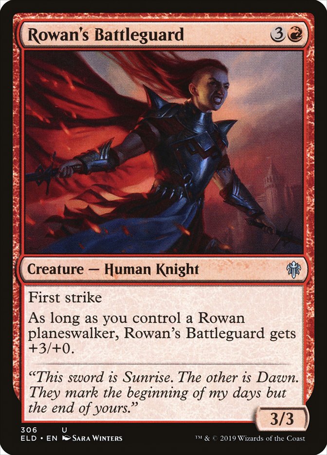 Rowan's Battleguard [Throne of Eldraine] | Jomio and Rueliete's Cards and Comics