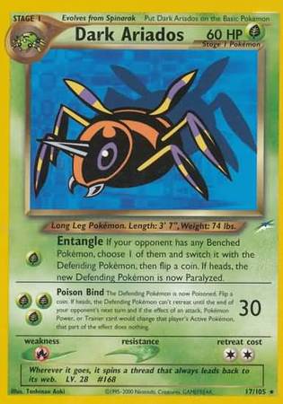 Dark Ariados (17/105) [Neo Destiny Unlimited] | Jomio and Rueliete's Cards and Comics
