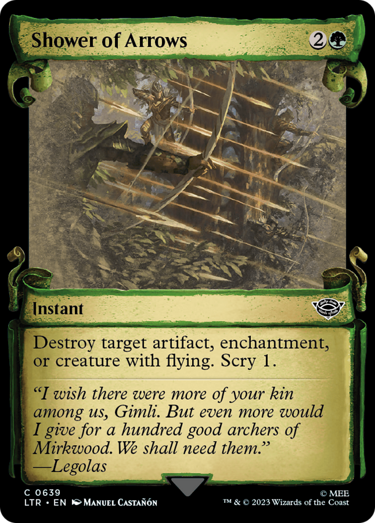 Shower of Arrows [The Lord of the Rings: Tales of Middle-Earth Showcase Scrolls] | Jomio and Rueliete's Cards and Comics