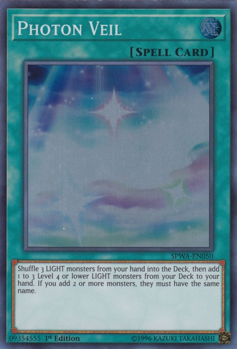Photon Veil [SPWA-EN050] Super Rare | Jomio and Rueliete's Cards and Comics
