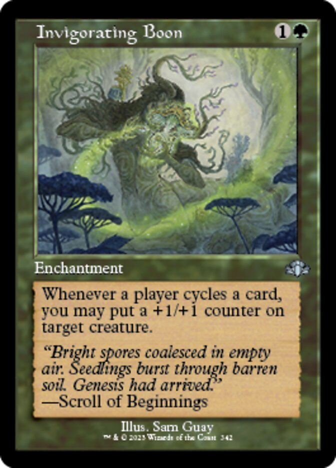 Invigorating Boon (Retro) [Dominaria Remastered] | Jomio and Rueliete's Cards and Comics