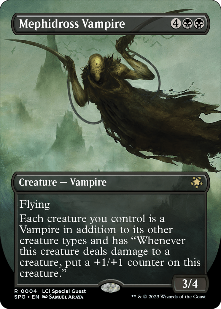 Mephidross Vampire (Borderless) [The Lost Caverns of Ixalan Special Guests] | Jomio and Rueliete's Cards and Comics