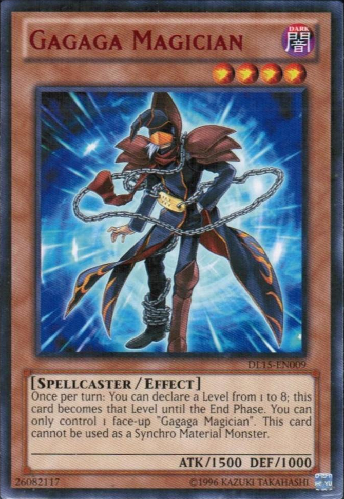 Gagaga Magician (Red) [DL15-EN009] Rare | Jomio and Rueliete's Cards and Comics