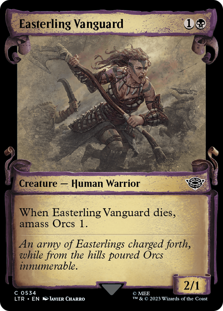 Easterling Vanguard [The Lord of the Rings: Tales of Middle-Earth Showcase Scrolls] | Jomio and Rueliete's Cards and Comics