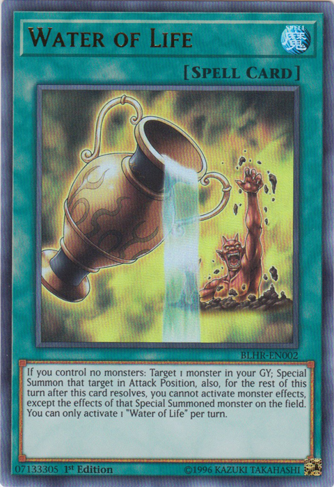 Water of Life [BLHR-EN002] Ultra Rare | Jomio and Rueliete's Cards and Comics