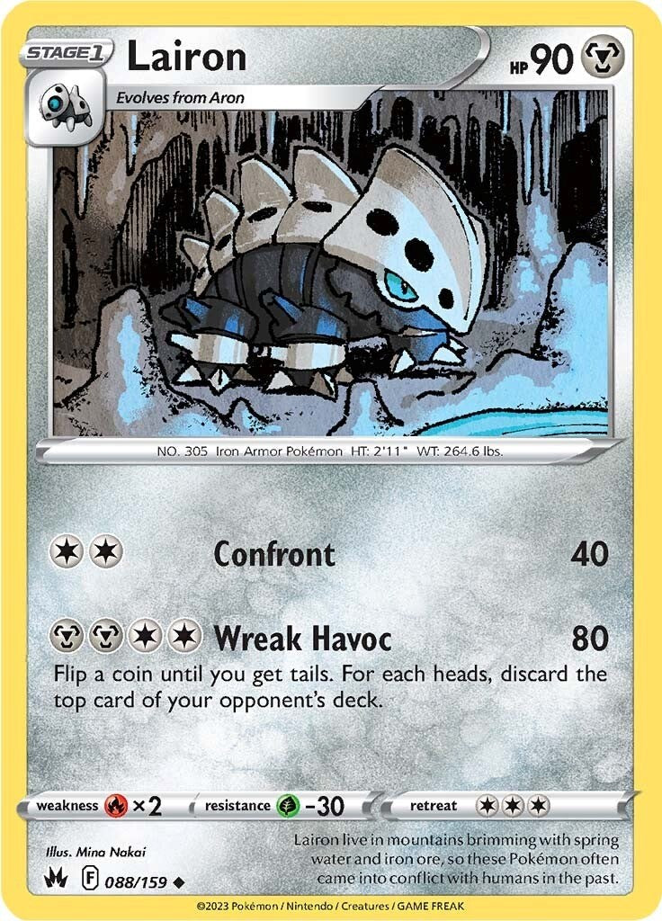 Lairon (088/159) [Sword & Shield: Crown Zenith] | Jomio and Rueliete's Cards and Comics