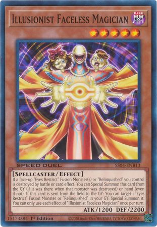 Illusionist Faceless Magician [SS04-ENB13] Common | Jomio and Rueliete's Cards and Comics