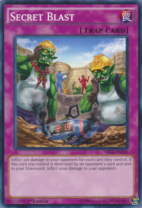 Secret Blast [SR04-EN038] Common | Jomio and Rueliete's Cards and Comics