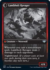 Lambholt Raconteur // Lambholt Ravager [Innistrad: Double Feature] | Jomio and Rueliete's Cards and Comics