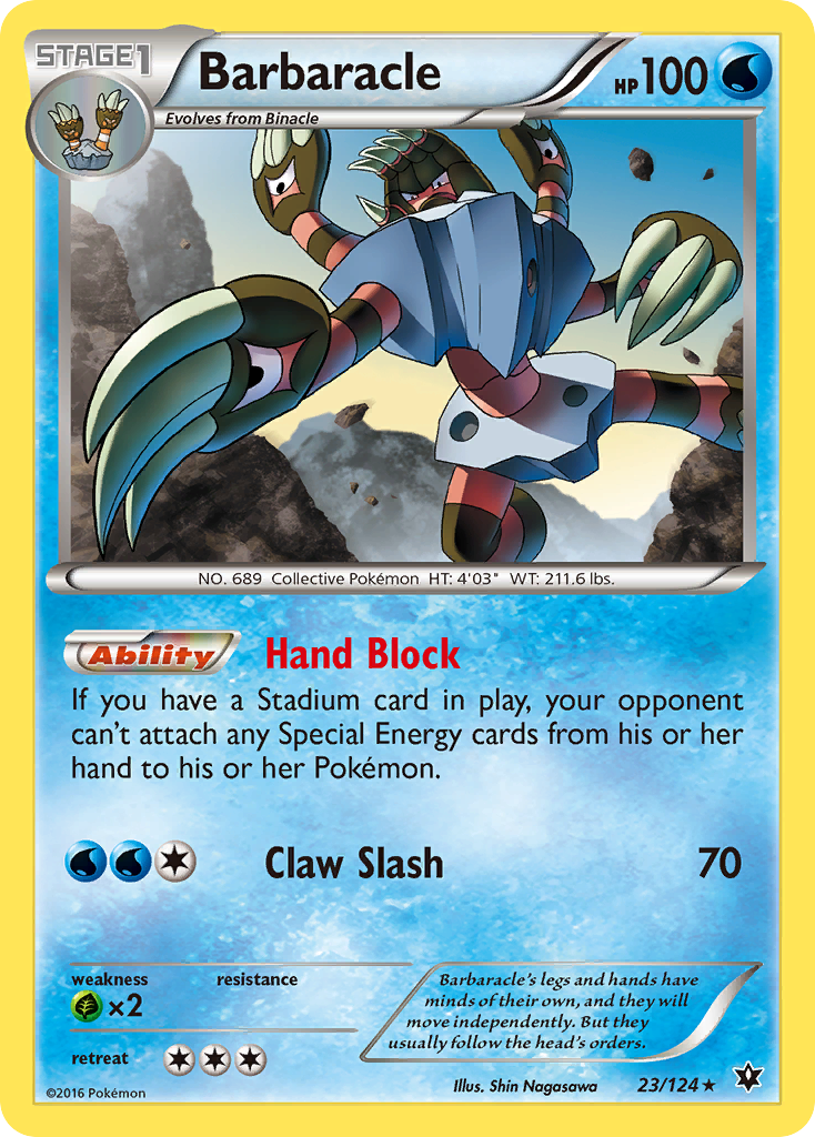 Barbaracle (23/124) [XY: Fates Collide] | Jomio and Rueliete's Cards and Comics
