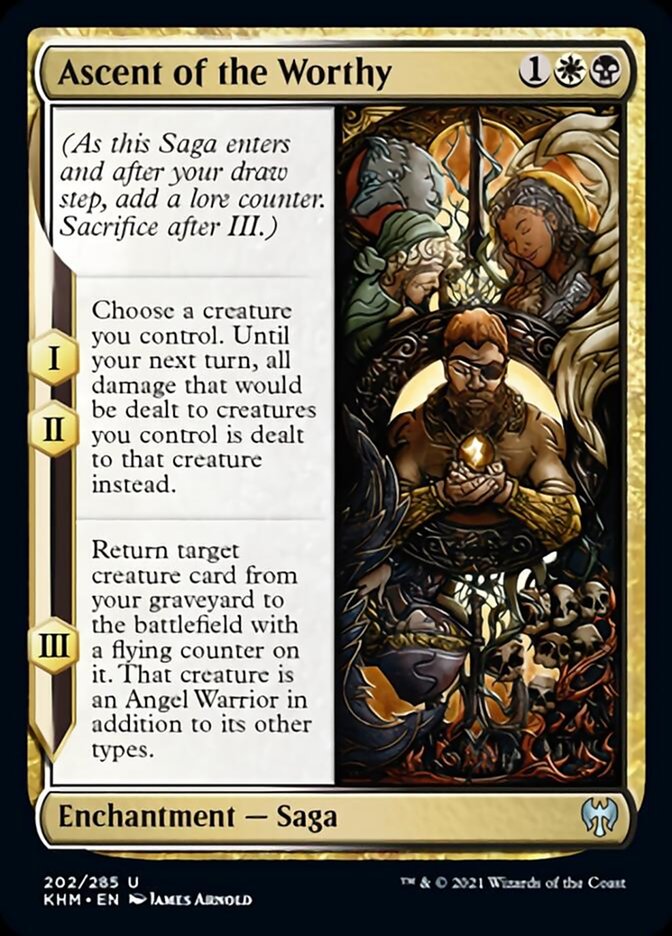 Ascent of the Worthy [Kaldheim] | Jomio and Rueliete's Cards and Comics