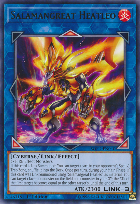 Salamangreat Heatleo [SOFU-EN040] Rare | Jomio and Rueliete's Cards and Comics