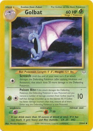 Golbat (29/64) [Neo Revelation Unlimited] | Jomio and Rueliete's Cards and Comics