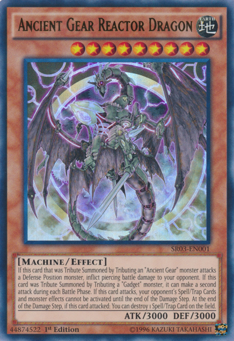 Ancient Gear Reactor Dragon [SR03-EN001] Ultra Rare | Jomio and Rueliete's Cards and Comics