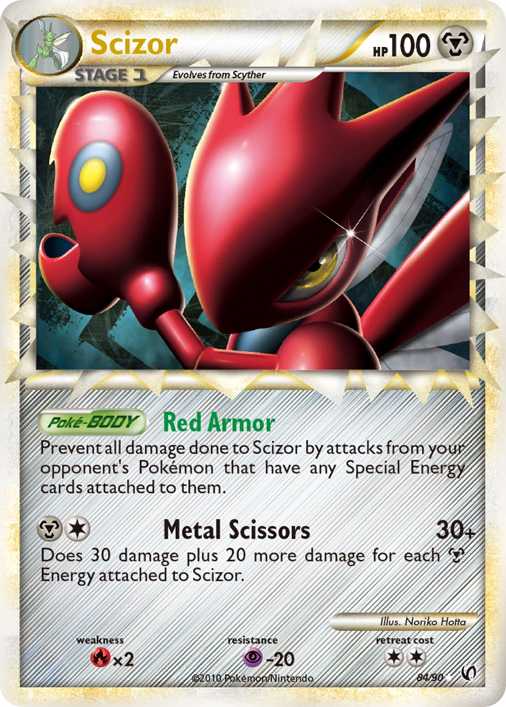 Scizor (84/90) [HeartGold & SoulSilver: Undaunted] | Jomio and Rueliete's Cards and Comics