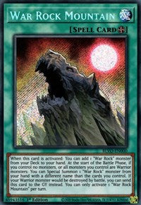 War Rock Mountain [BLVO-EN000] Secret Rare | Jomio and Rueliete's Cards and Comics